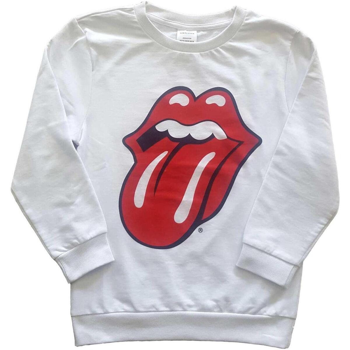 Vêtements Enfant Sweats The Rolling Stones Classic Blanc