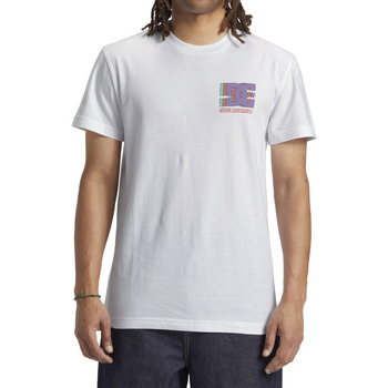 Vêtements Homme T-shirts manches courtes DC medio SHOES Explorer Blanc