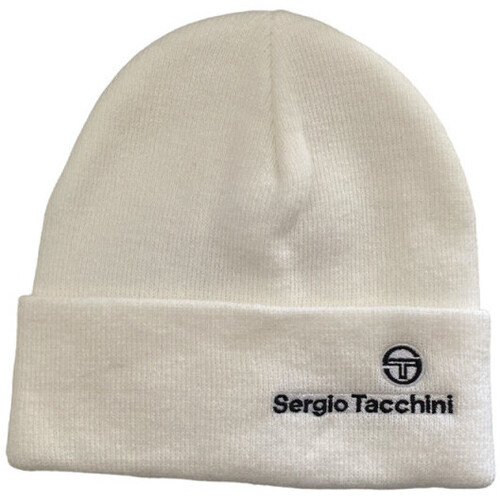 Accessoires textile Bonnets Sergio Tacchini Bonnet  NOX Blanc et Noir Blanc
