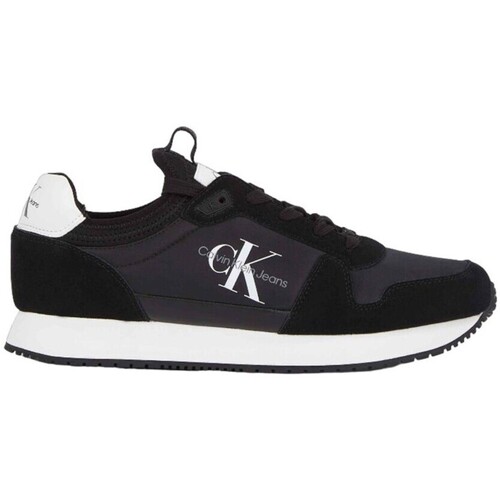 Chaussures Homme Baskets mode oliva Calvin Klein Jeans YM0YM00553 0GQ Noir