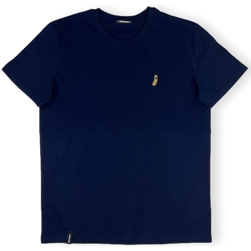 Vêtements Homme T-shirts & Polos Organic Monkey T-Shirt Flip Phone - Navy Bleu