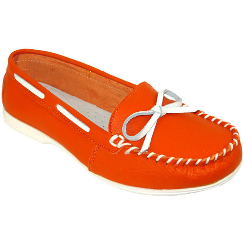 Chaussures Femme Mocassins La Bottine Souriante 2621 Orange