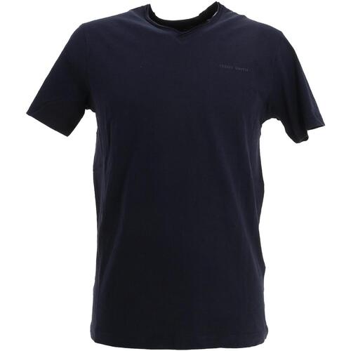 Vêtements Homme T-shirts manches courtes Teddy Smith T-gildas mc Bleu