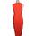 Vêtements Femme Robes Missguided robe mi-longue  36 - T1 - S Rouge Rouge