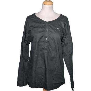 Vêtements Femme Tops / Blouses Lacoste blouse  38 - T2 - M Noir Noir
