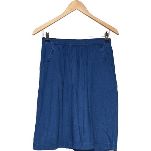 Vêtements Femme Jupes Blouse En Coton 38 - T2 - M Bleu