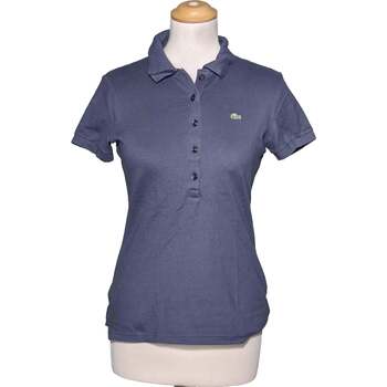Vêtements Femme T-shirts & Polos Lacoste polo femme  40 - T3 - L Bleu Bleu