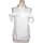 Vêtements Femme Débardeurs / T-shirts sans manche Morgan débardeur  34 - T0 - XS Blanc Blanc