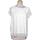 Vêtements Femme T-shirts & Polos Vila top manches courtes  36 - T1 - S Blanc Blanc