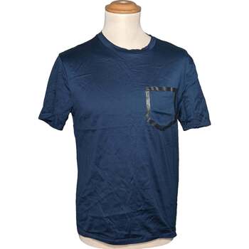 Vêtements Homme T-shirt En Coton Sandro 36 - T1 - S Bleu