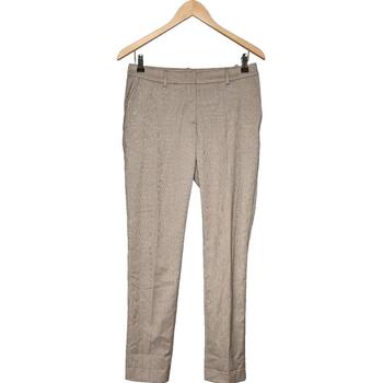 Vêtements Femme Pantalons H&M pantalon slim femme  36 - T1 - S Marron Marron