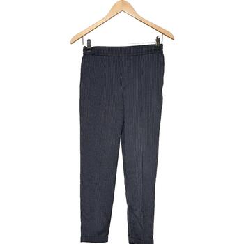 Vêtements Femme Pantalons Pull And Bear 36 - T1 - S Bleu