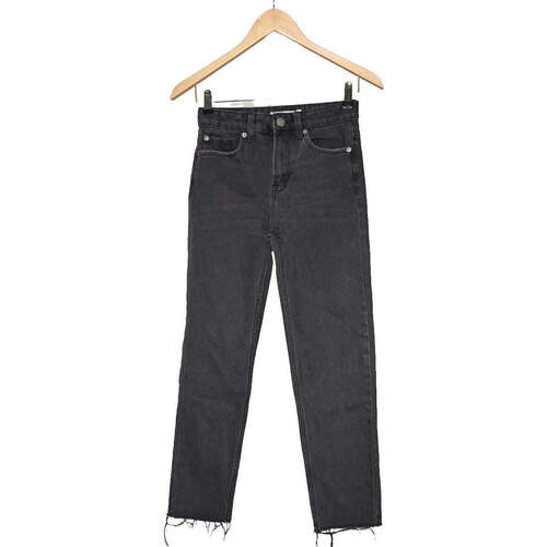 Vêtements Femme Jeans Bershka jean slim femme  34 - T0 - XS Gris Gris
