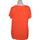 Vêtements Femme Logo Patch Ribbed Sweatshirt Sud Express 38 - T2 - M Orange