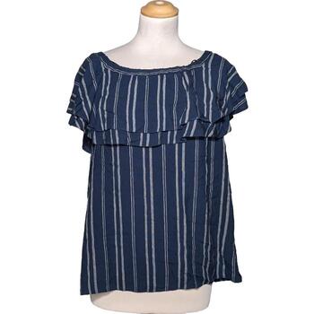 Vêtements Femme T-shirts & Polos Etam top manches courtes  38 - T2 - M Bleu Bleu