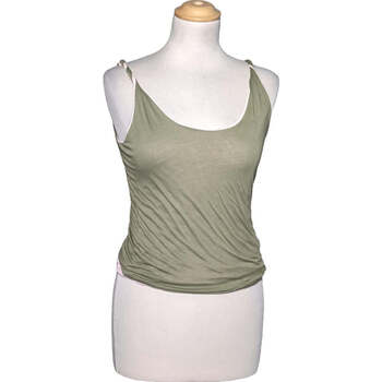 Vêtements Femme white bib dress shirt Plus T-shirt con logo glitterato sul davanti nera Esprit débardeur  38 - T2 - M Vert Vert
