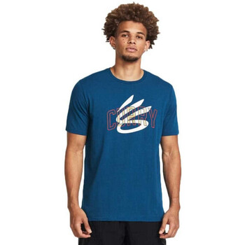 Vêtements T-shirts manches courtes Under ARMOUR backpack T-shirt  Curry Cha Multicolore