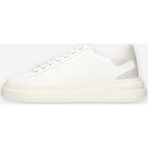 Chaussures Homme Baskets montantes Guess FMPVIB-LEA12-WHGRY Blanc