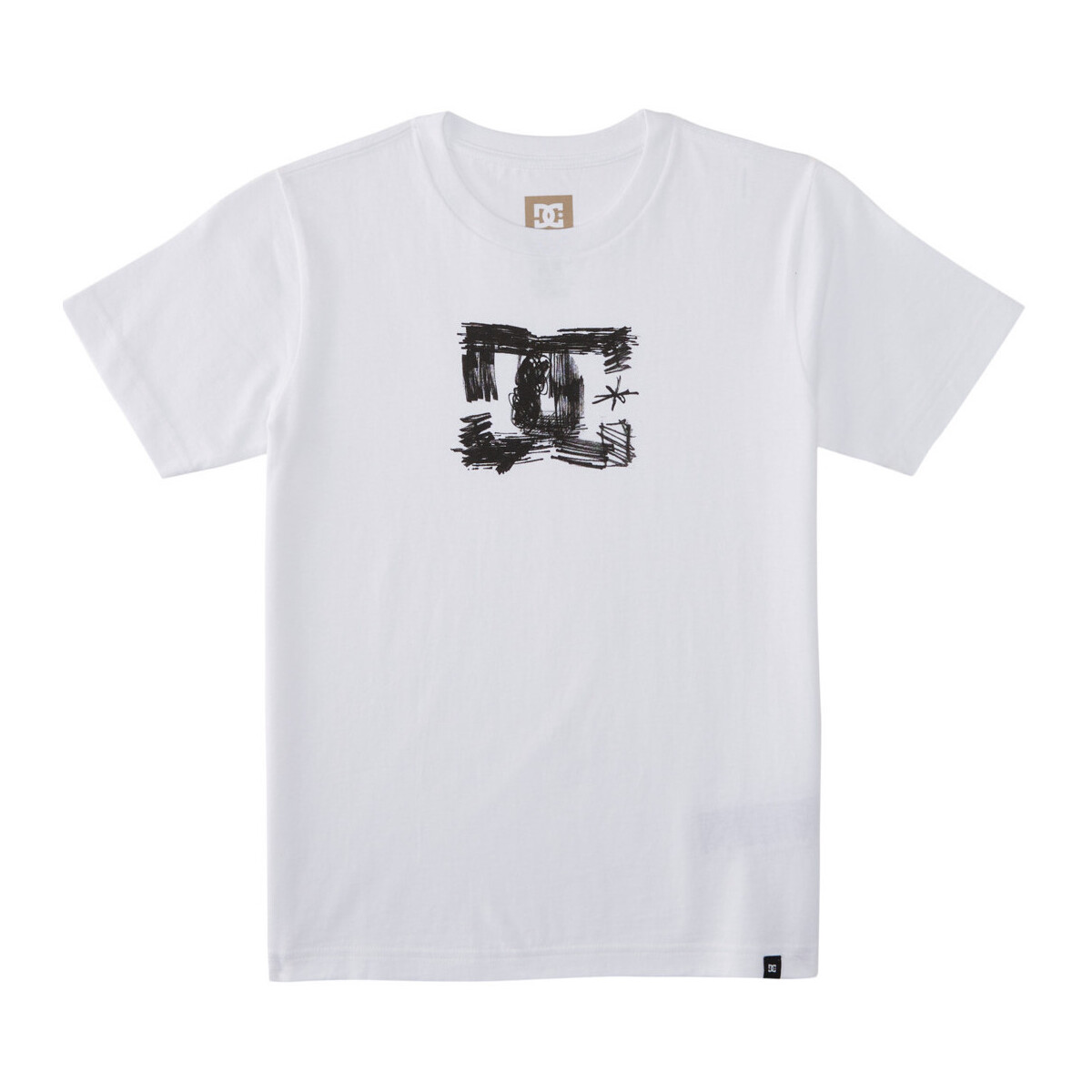 Vêtements Garçon T-shirts manches courtes DC Shoes Sketchy Blanc