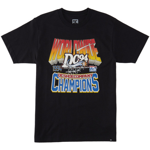 Vêtements Homme T-shirts manches courtes DC Shoes Rubber 94 Champs Noir