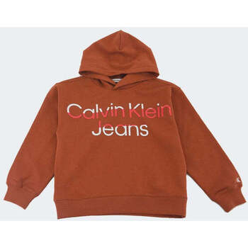 Vêtements Garçon Sweats Calvin Klein Herringbone JEANS  Orange