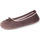 Chaussures Femme Chaussons Isotoner Chaussons Ballerines Marron