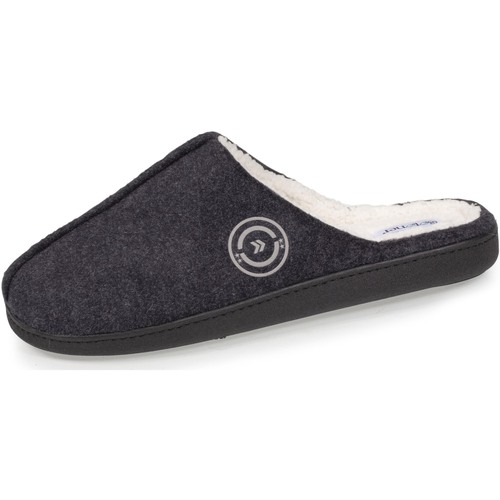 Chaussures Homme Chaussons Isotoner Chaussons Mules Bleu