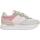 Chaussures Femme MSGM cropped logo-print jeans  Rose
