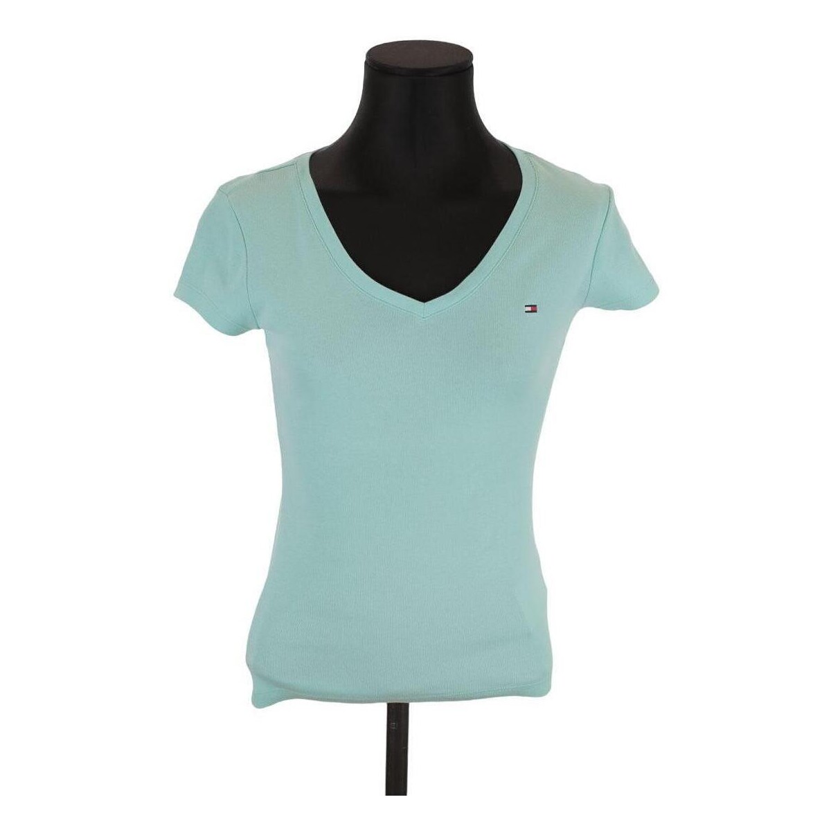 Vêtements Femme Débardeurs / T-shirts sans manche Tommy Hilfiger T-shirt en coton Bleu