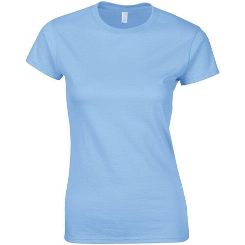 Vêtements Femme T-shirts manches longues Gildan GD72 Bleu