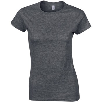 Vêtements Femme T-shirts manches longues Gildan Softstyle Gris