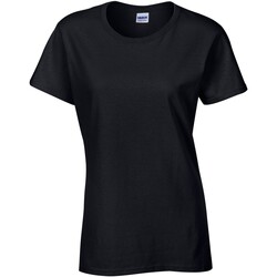 Vêtements Femme T-shirts manches longues Gildan Heavy Cotton Noir