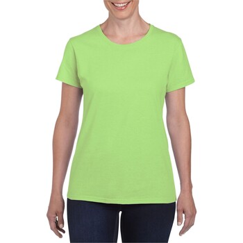 Vêtements Femme T-shirts manches longues Gildan Heavy Cotton Vert