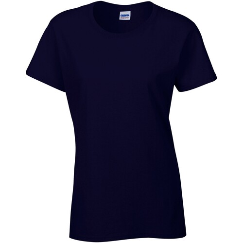 Vêtements Femme T-shirts manches longues Gildan Heavy Cotton Bleu