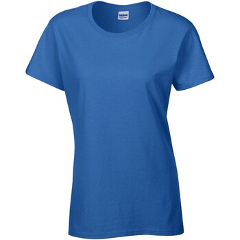 Vêtements Femme T-shirts manches longues Gildan Heavy Cotton Bleu