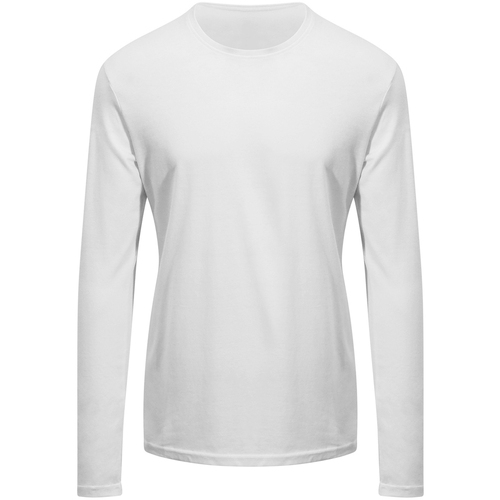 Vêtements Homme T-shirts manches longues Ecologie Erawan Blanc