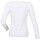 Vêtements Femme T-shirts manches longues Sf Feel Good Blanc