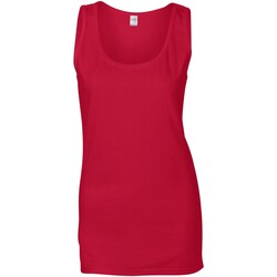Vêtements Femme Débardeurs / T-shirts sans manche Gildan Softstyle Rouge