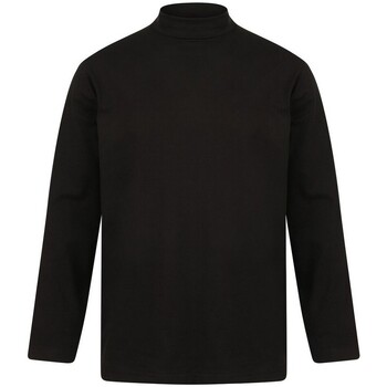 Vêtements Homme Chemises manches longues Henbury H020 Noir