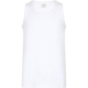 Vêtements Enfant Débardeurs / T-shirts sans manche Sf Minni Feel Good Blanc