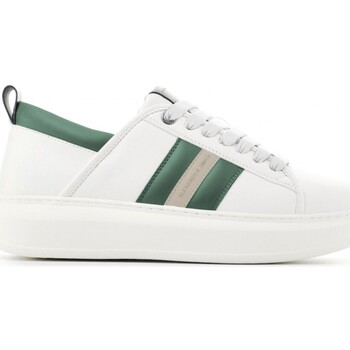Chaussures Homme Baskets mode Alexander Smith Eco-Wembley Homme Blanc Vert Gris Blanc