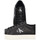 Chaussures Homme Baskets mode Calvin Klein Performance Langärmliges Oberteil mit mittigem Logo in CK-Schwarz 70607 Noir