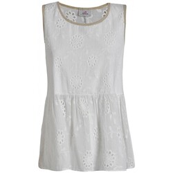 Vêtements Femme Débardeurs / T-shirts sans manche Deha D23100 Blanc