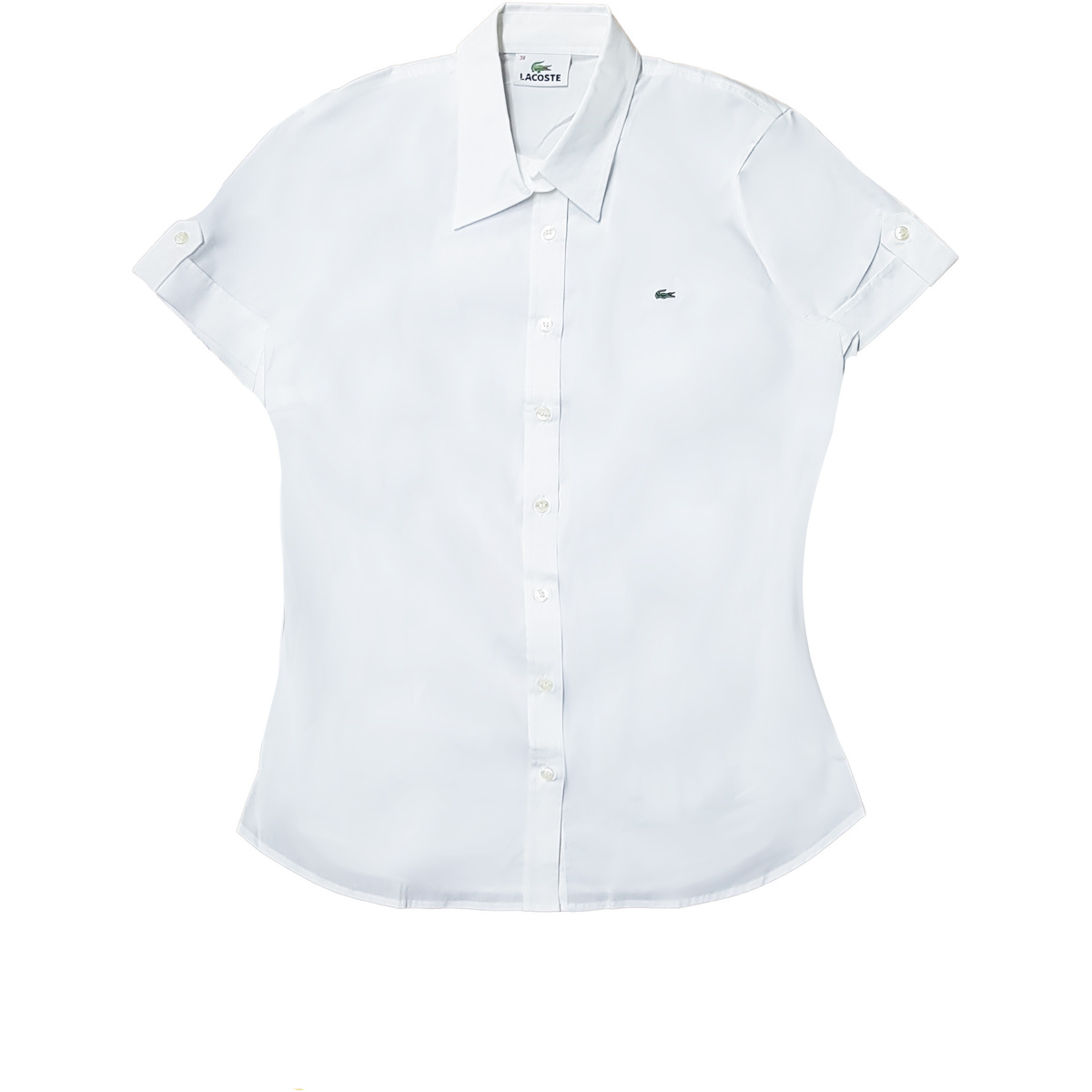 Vêtements Femme Chemises / Chemisiers Lacoste CF8544 Blanc
