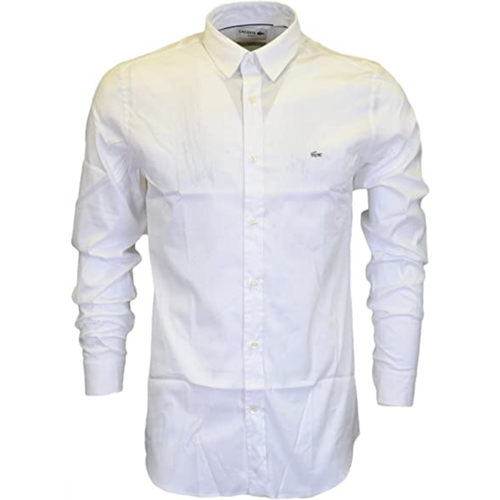 Vêtements adidas Chemises manches longues Lacoste CH2561 Blanc