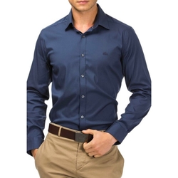 Vêtements Homme Chemises manches longues Lacoste CH9628 Bleu