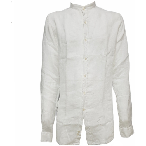 Vêtements Homme Chemises manches longues Recevez une réduction de MU352ML10 Blanc