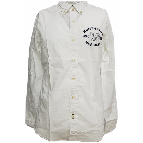 Vêtements Homme Chemises manches longues North Sails 663006 Blanc