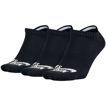 Sous-vêtements Chaussettes de sport black Nike SX4921 Noir