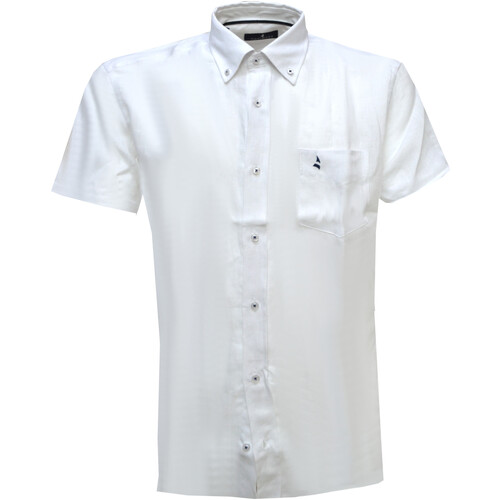 Vêtements Homme Chemises manches courtes Navigare NVC3101 Blanc